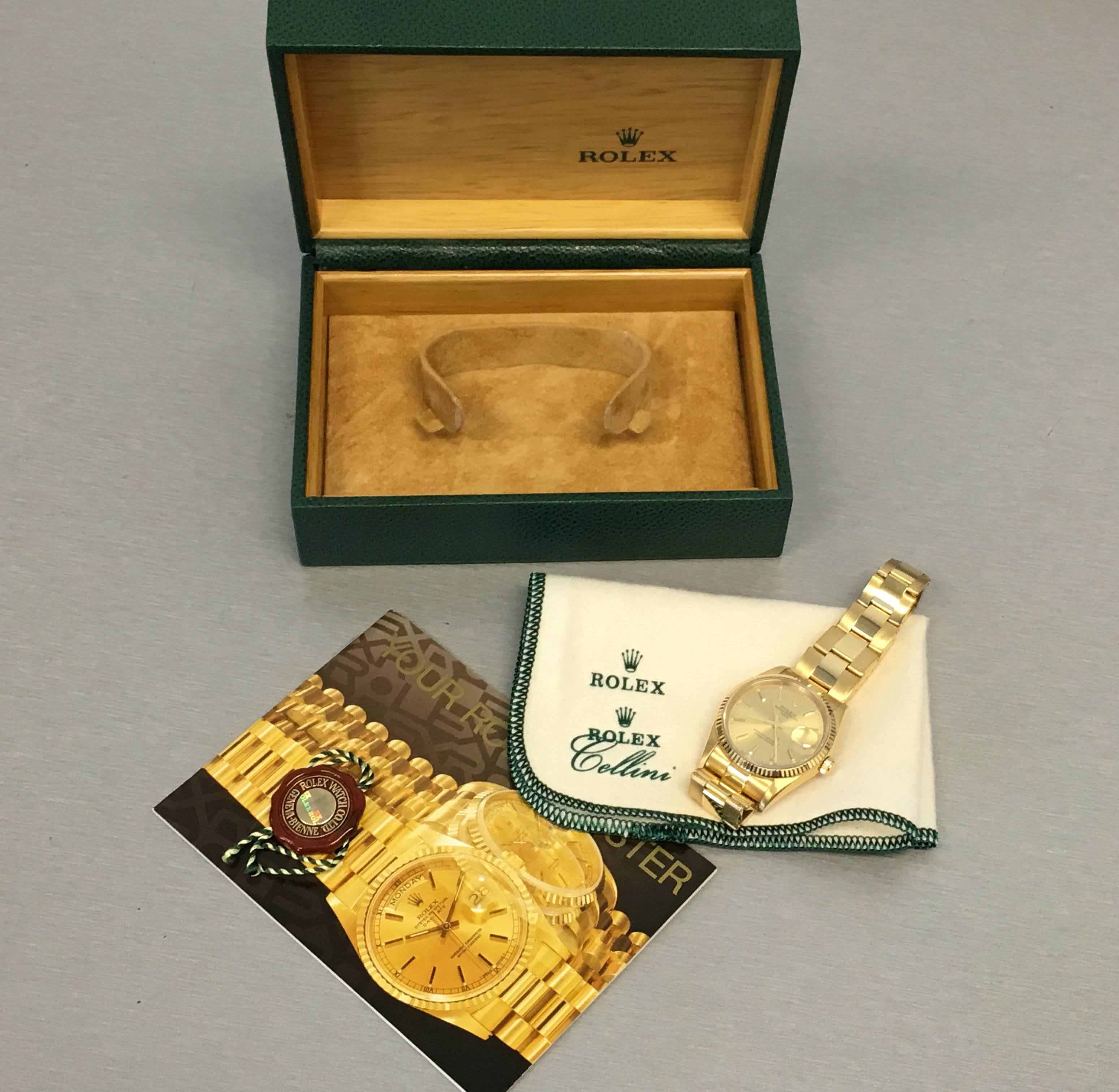 Rolex gold watch