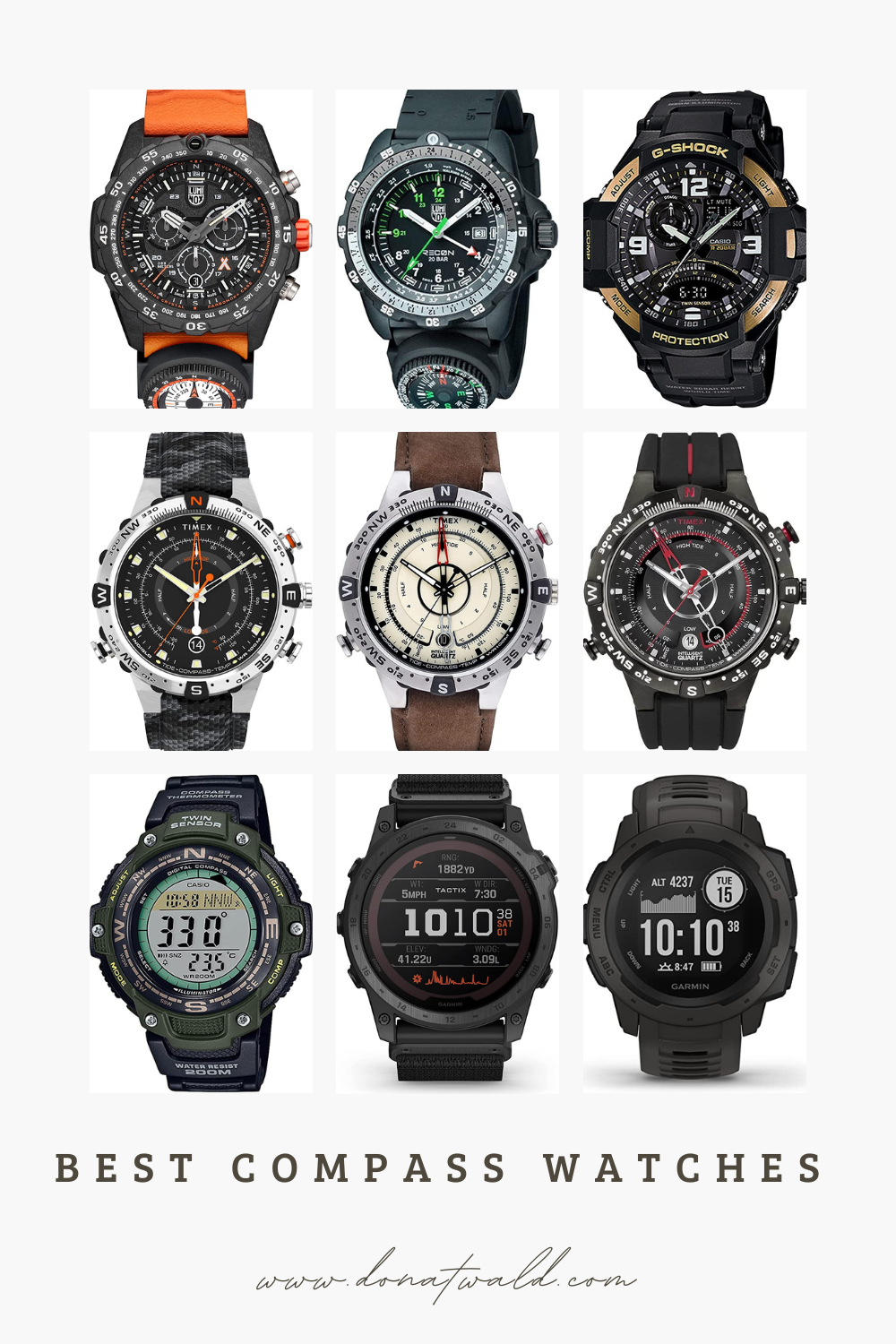 Top 5 Best Compass Watches For Hiking & Trekking 2023