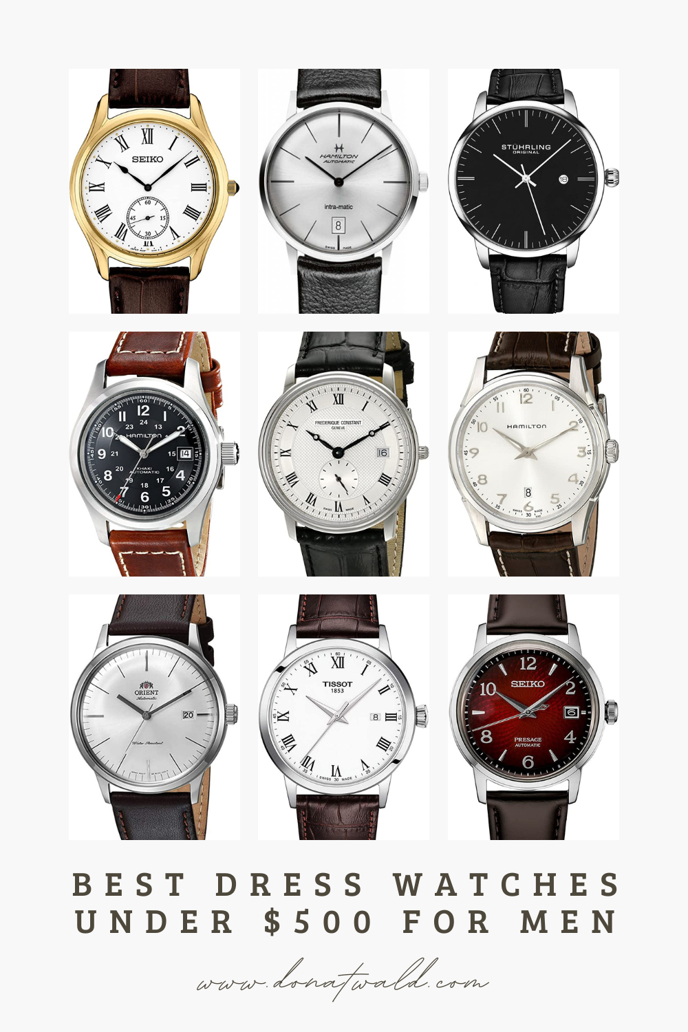 Top 7 Best Dress Watches Under 500 For Men