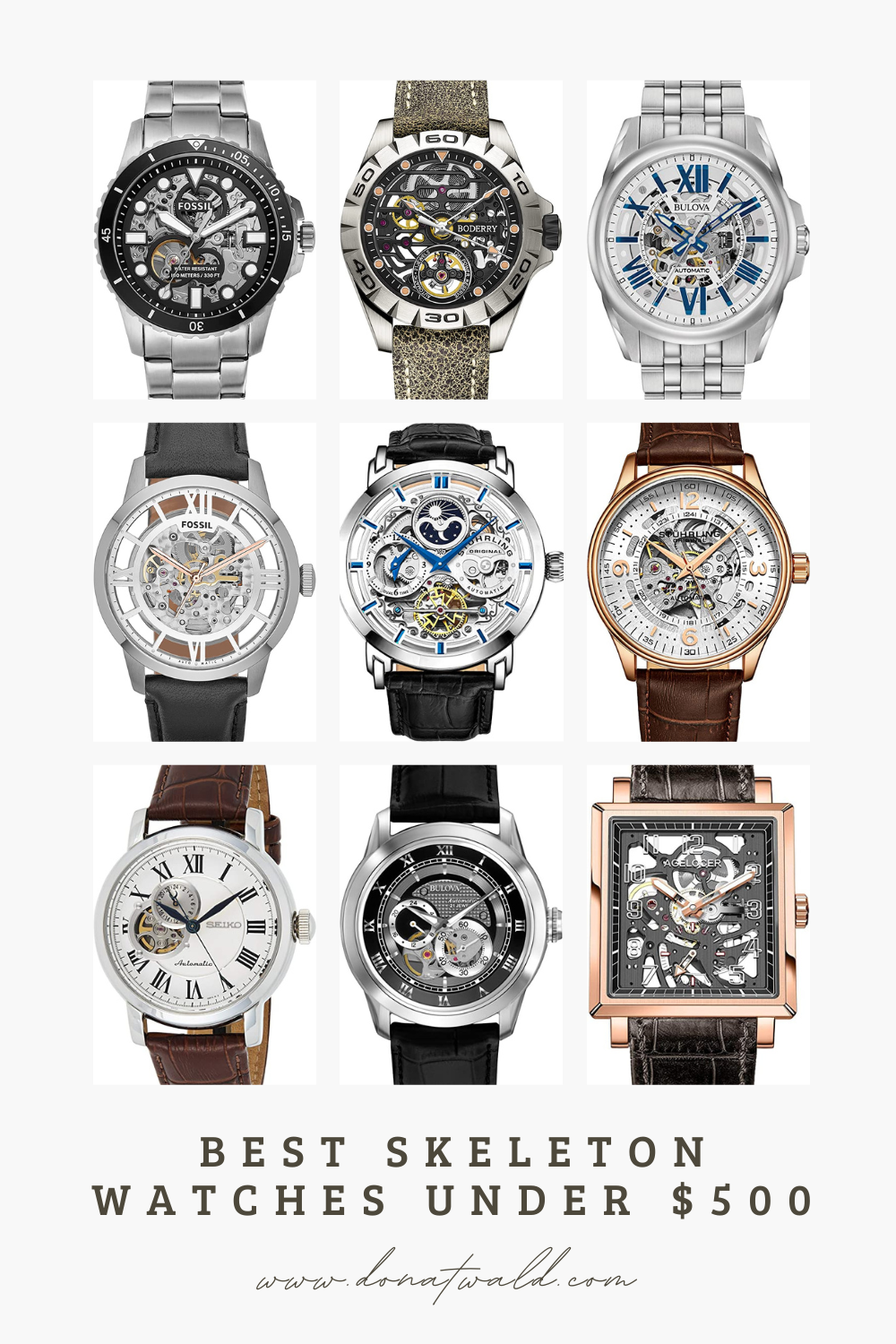Best Skeleton Watches Under 500 Affordable & Good Looking