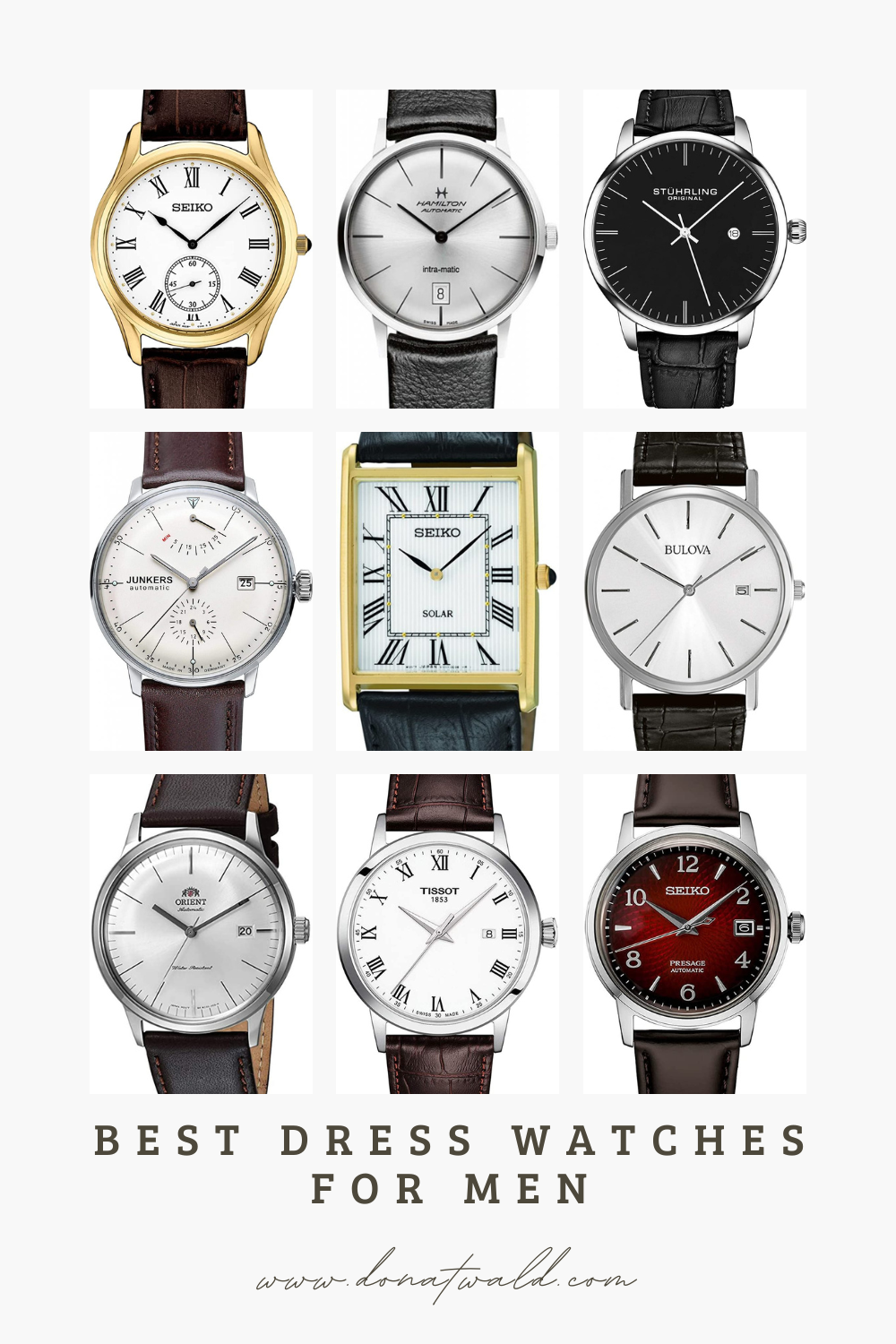 Top 25 Best Affordable Dress Watches For Men